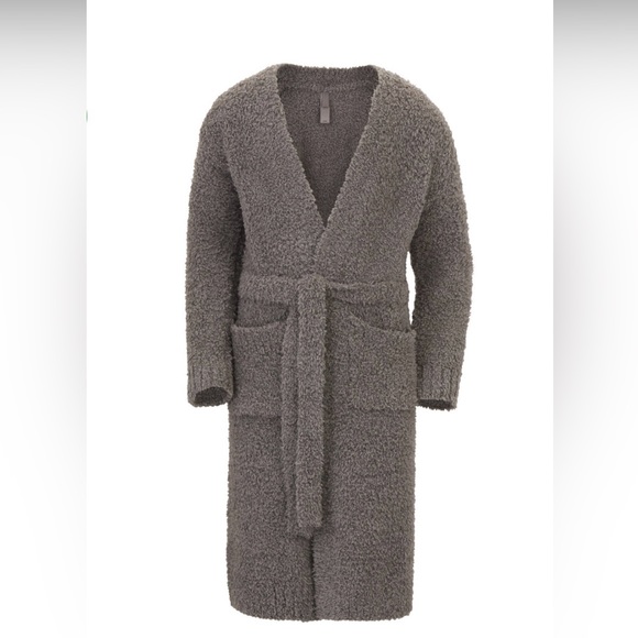 Kids Skims Cozy collection loungewear set in the color Smoke - Picture 6 of 15